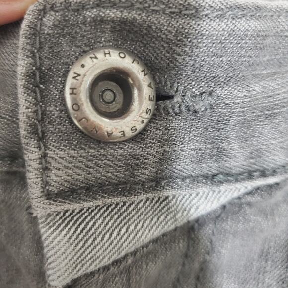 Sean John | Hamilton Classic Relaxed Fit Fade Wash Jean Denim Shorts - Picture 6 of 8